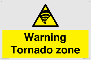 Warning Tornado zone